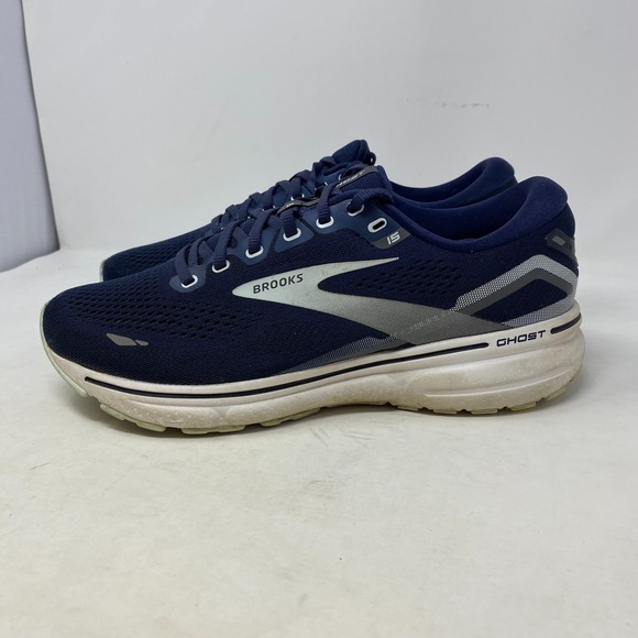 Brooks Womens Ghost 15 1203801D450 Blue Running Shoes Sneakers Size 10 D - Picture 1 of 14